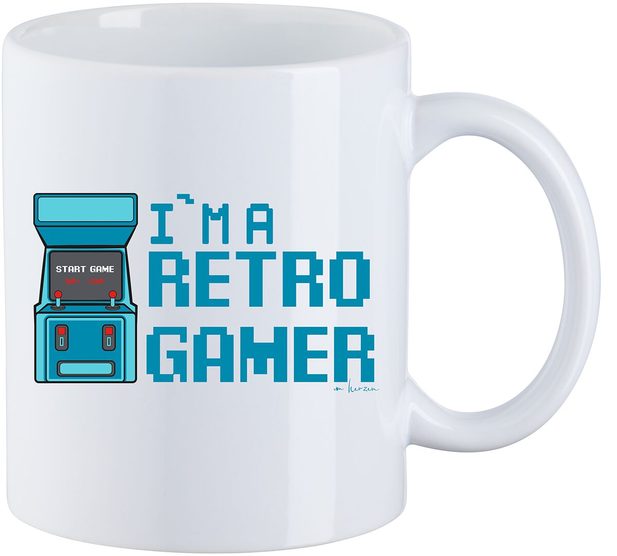 Sprüche Retro Gamer Tasse weiß Sprüche Retro Gamer Tasse weiß