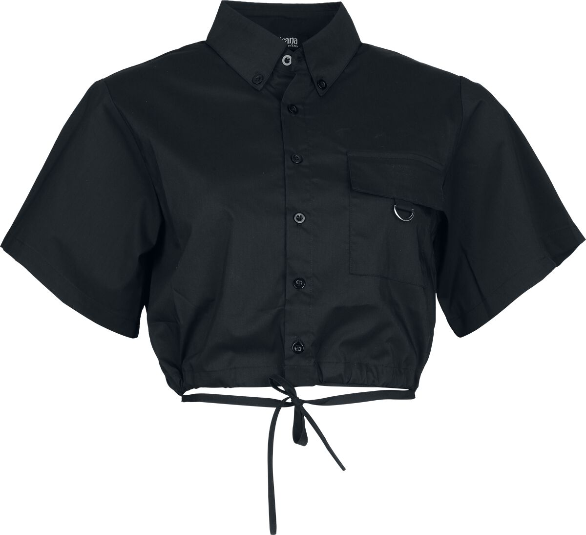 Gothicana by EMP Vailed in Darkness Bluse schwarz in S