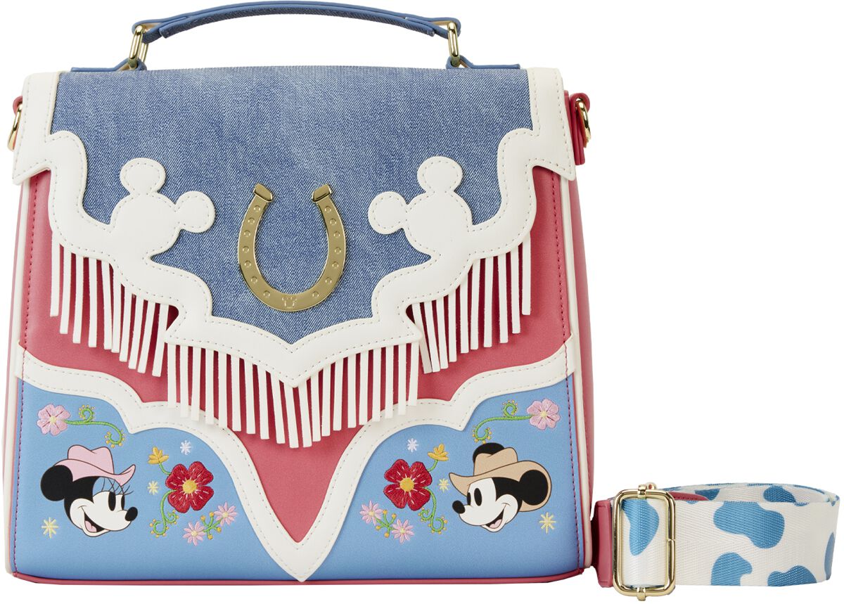 Micky Maus Loungefly - Western Micky & Minnie Handtasche multicolor