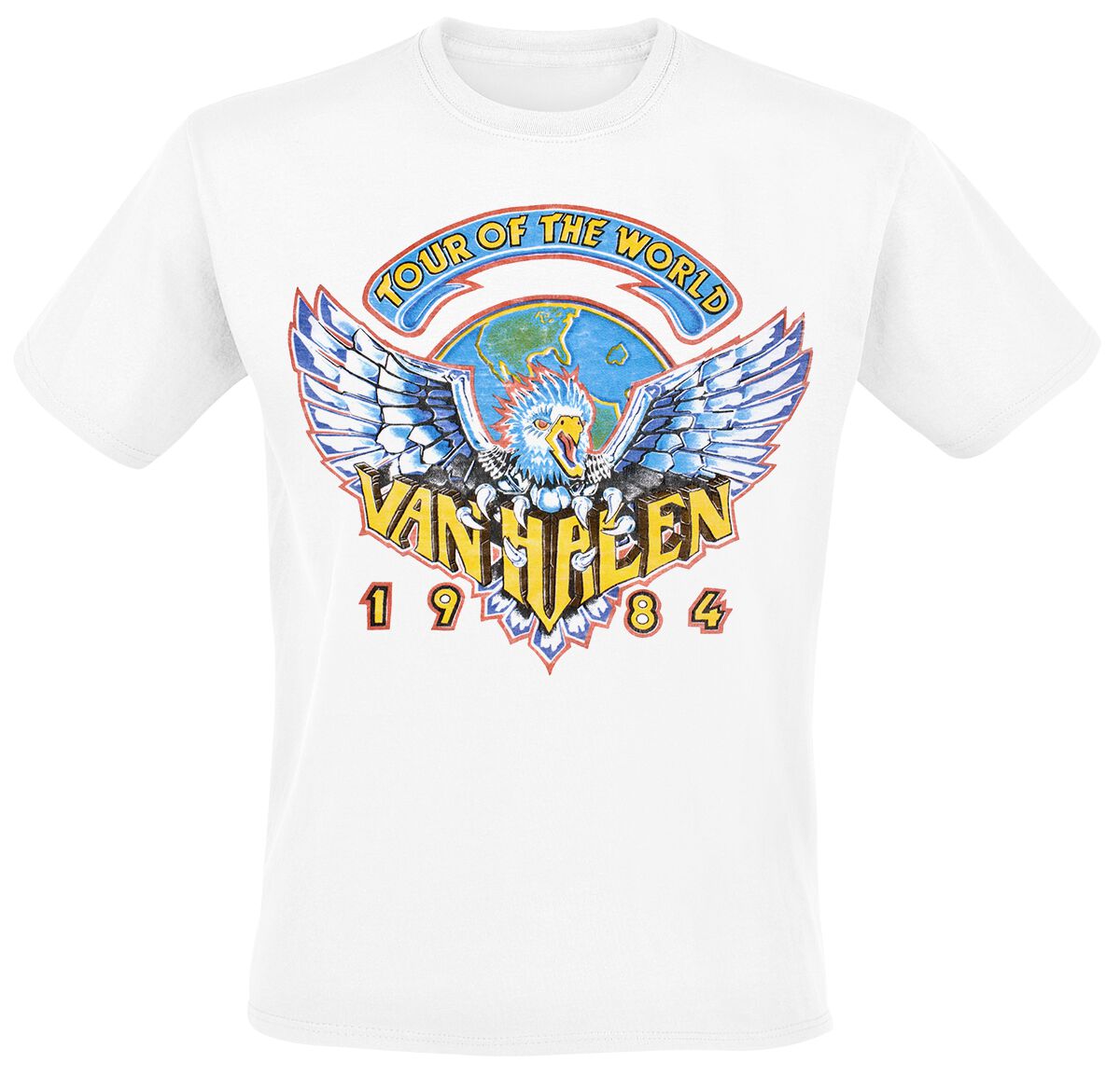 Van Halen Tour Of The World '84 T-Shirt white