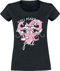 Mickey And Minnie Mouse - You Make My Heart Full, Micky Maus, T-Shirt