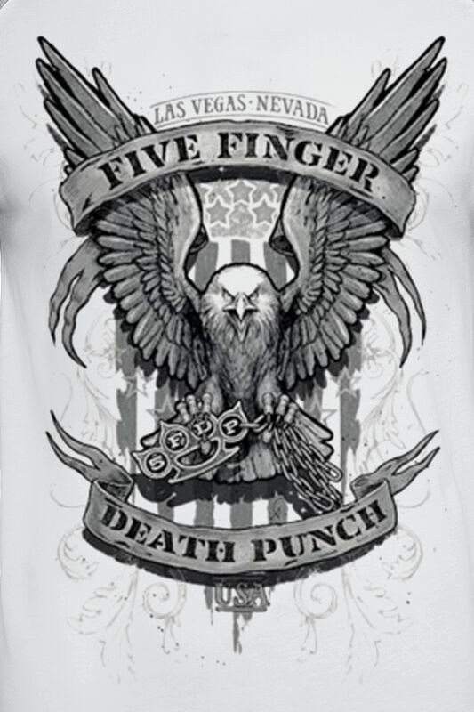 Männer Bekleidung Knuckle Chains Eagle | Five Finger Death Punch T-Shirt