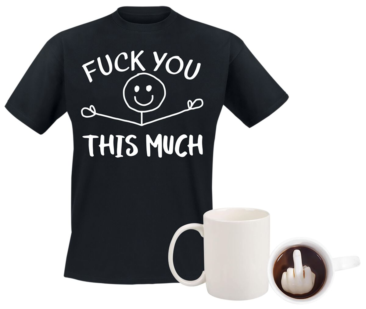 4260513721854 - 3d Tasse mit Mittelfinger Tasse weiß