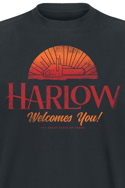 Texas Chainsaw Massacre Harlow Welcomes You! T-Shirt schwarz