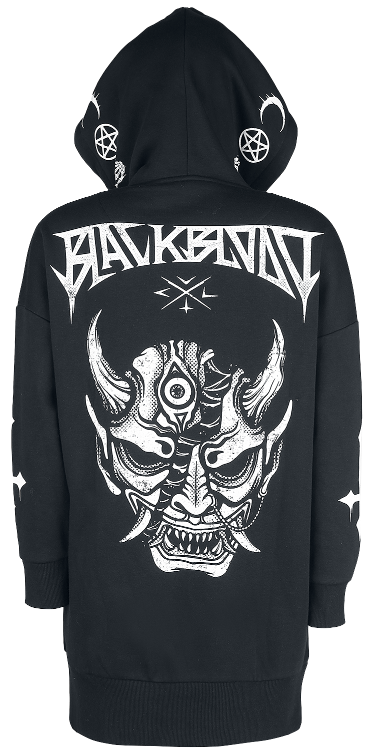 Black Blood by Gothicana Demonic Skull Kapuzenpullover Kapuzenpullover schwarz