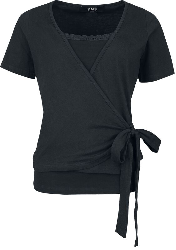 Double-Layer-T-Shirt With Knot
