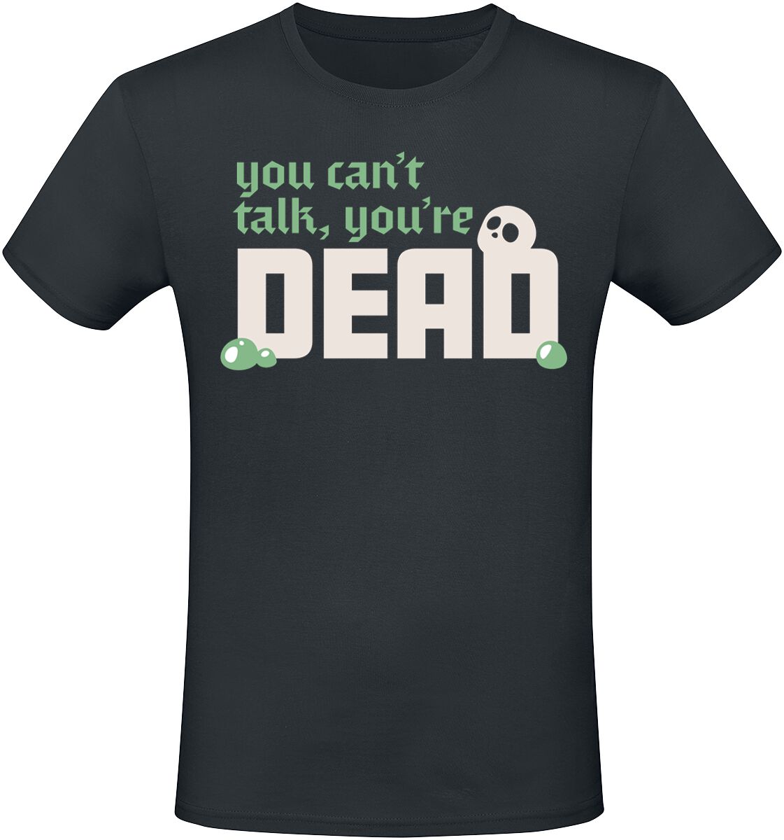 Dungeons and Dragons - Gaming T-Shirt - You Can`t Talk. You`re Dead - S bis XXL - für Männer - Größe XXL - schwarz  - EMP exklusives Merchandise!