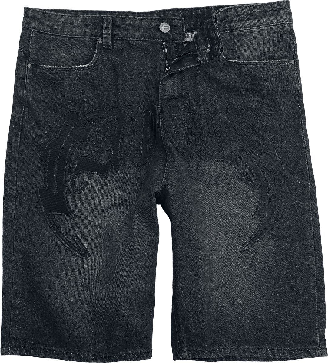 Pantalones cortos  de Favela - AVES BLACK DENIM JORTS - Hombre - Negro