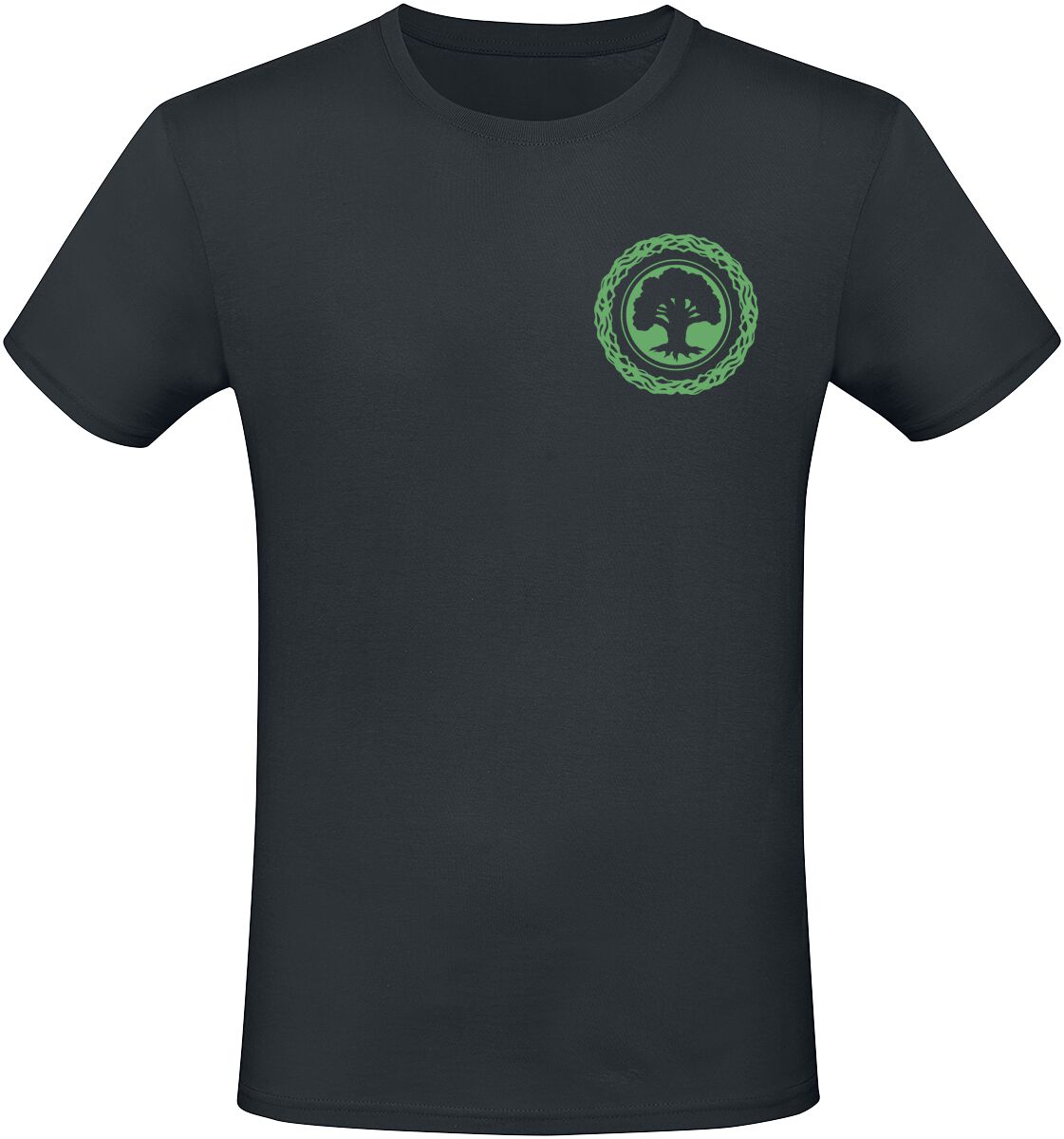Magic: The Gathering - Gaming T-Shirt - Green Mana - S bis XXL - für Männer - Größe S - schwarz  - EMP exklusives Merchandise!