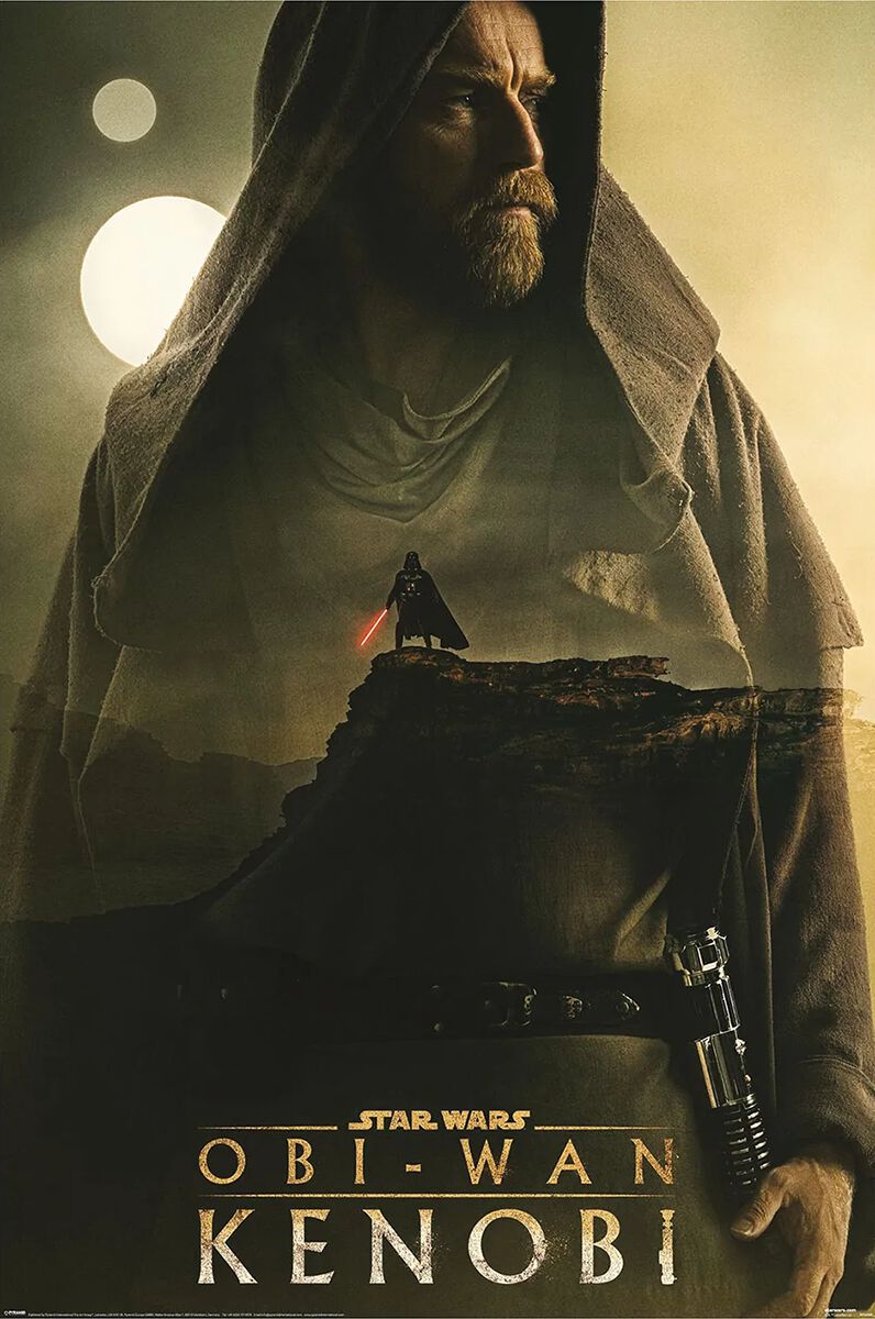 Star Wars Obi-Wan Kenobi (light vs dark) Poster multicolour
