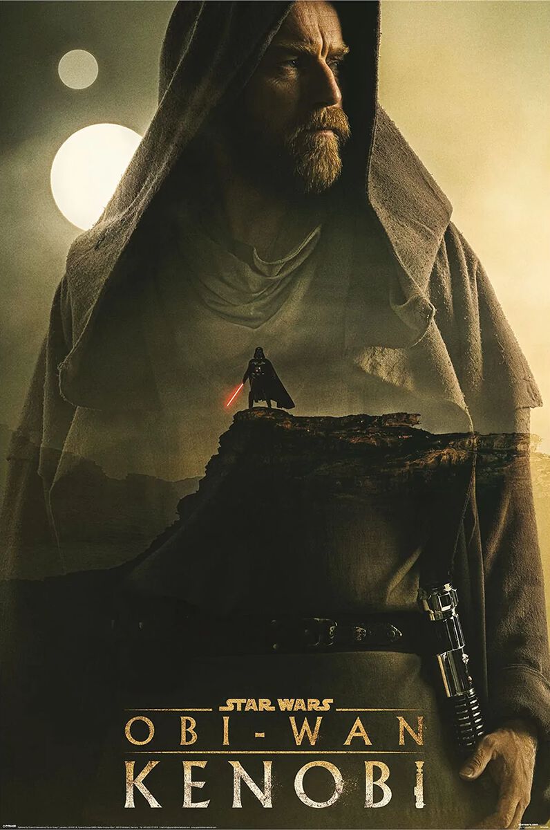 Star Wars Obi-Wan Kenobi (Light Vs Dark) Poster multicolor Star Wars Obi-Wan Kenobi (Light Vs Dark) Poster multicolor