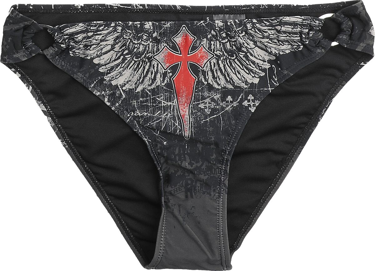 🏷️ Bas de bikini  de Rock Rebel by EMP - Bas de Bikini Crânes - pour Femme