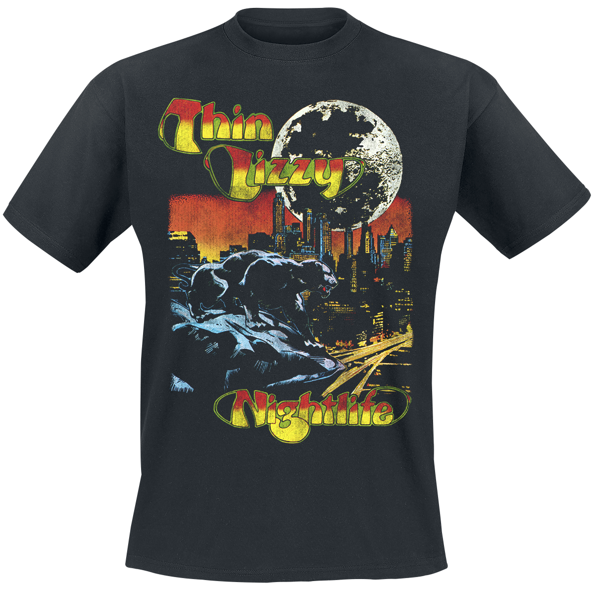 Thin Lizzy - Nightlife - T-Shirt - black image