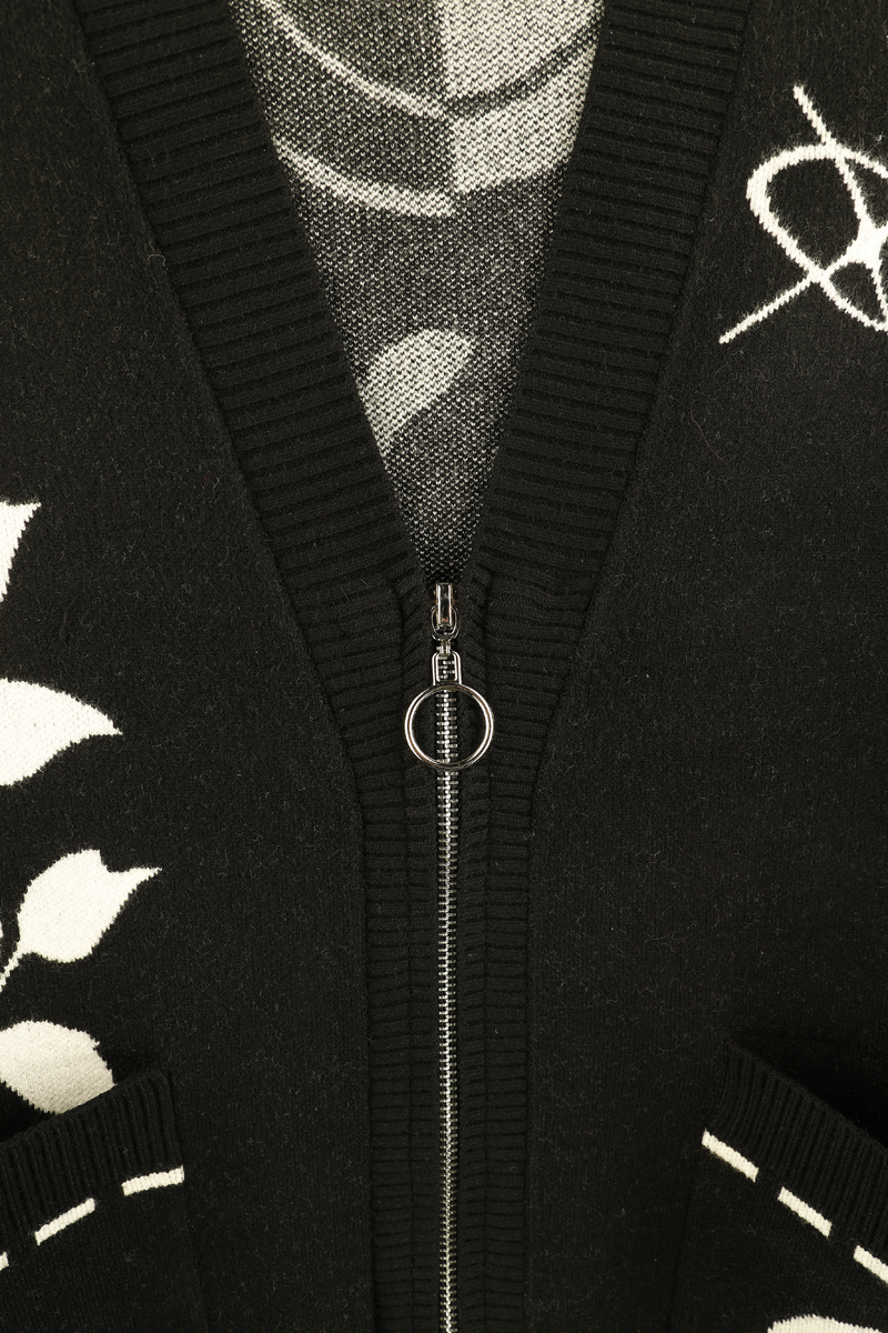 Thumbnail - Hell Bunny Jayden Cardigan Cardigan schwarz in M