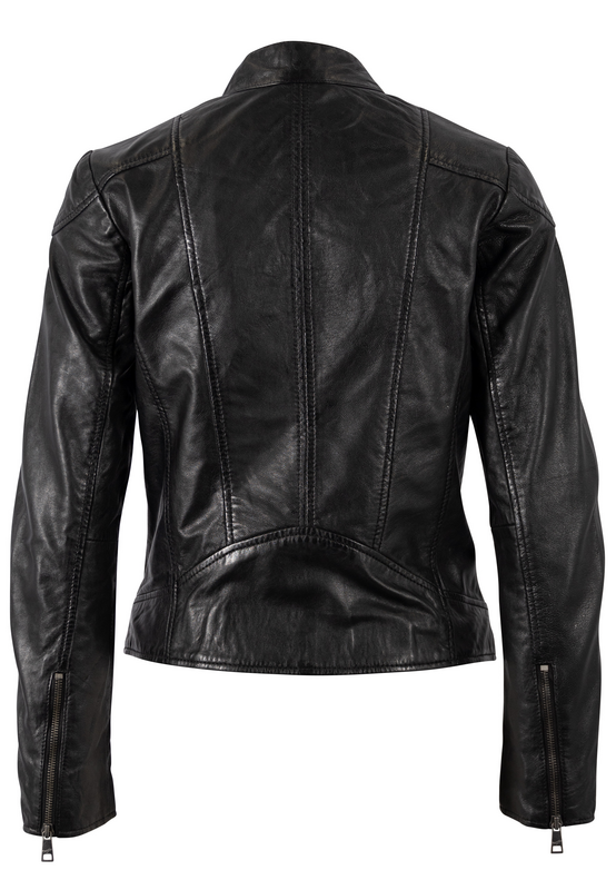 Thumbnail - Mauritius Kina S18 LEGV Lederjacke schwarz in S