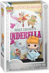 Disney 100 - Movie Poster - Cinderella with Jaq Vinyl Figur 12, Cinderella, Funko Pop!