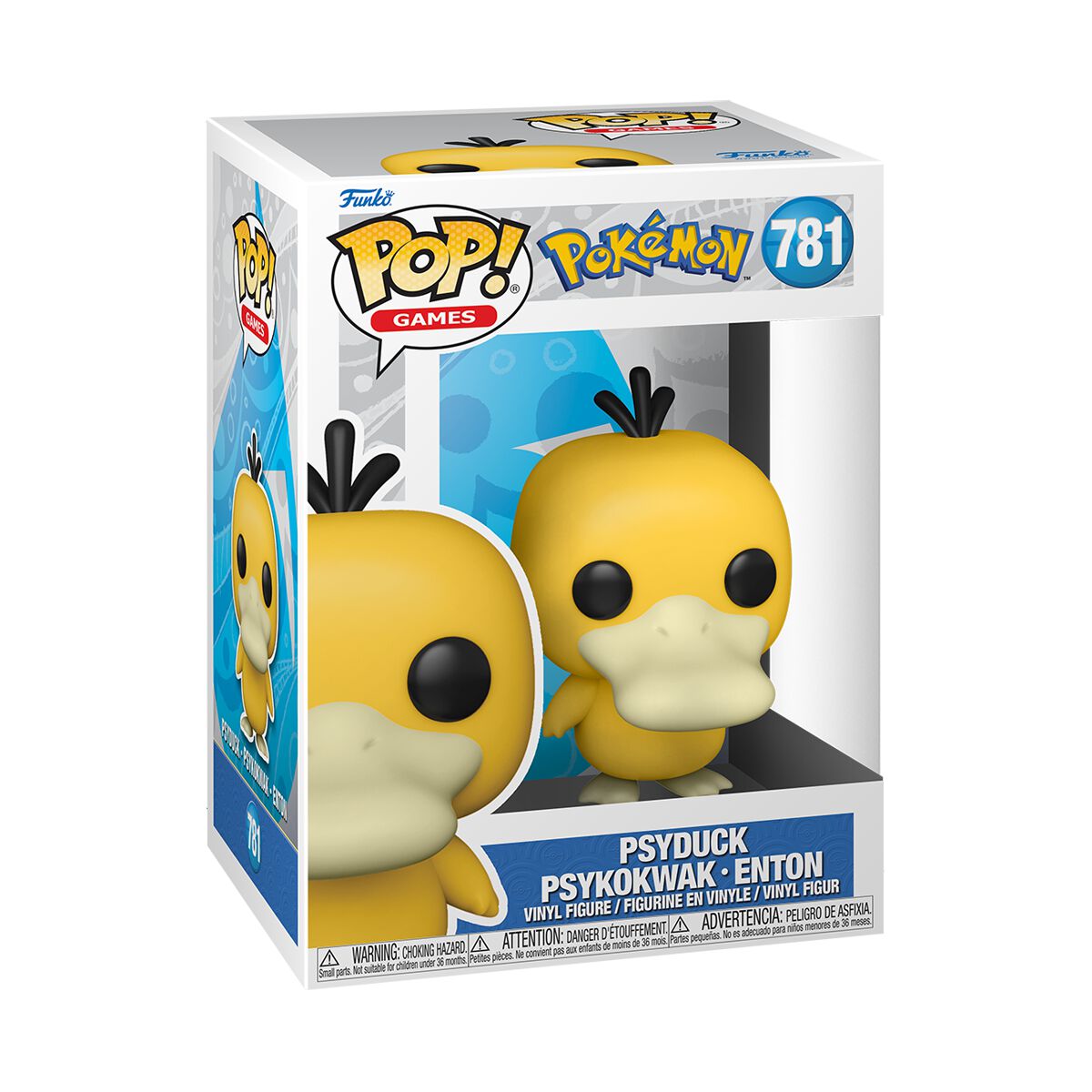 Levně Pokémon Vinylová figurka č.781 Psyduck - Psykokwak - Enton Sberatelská postava standard