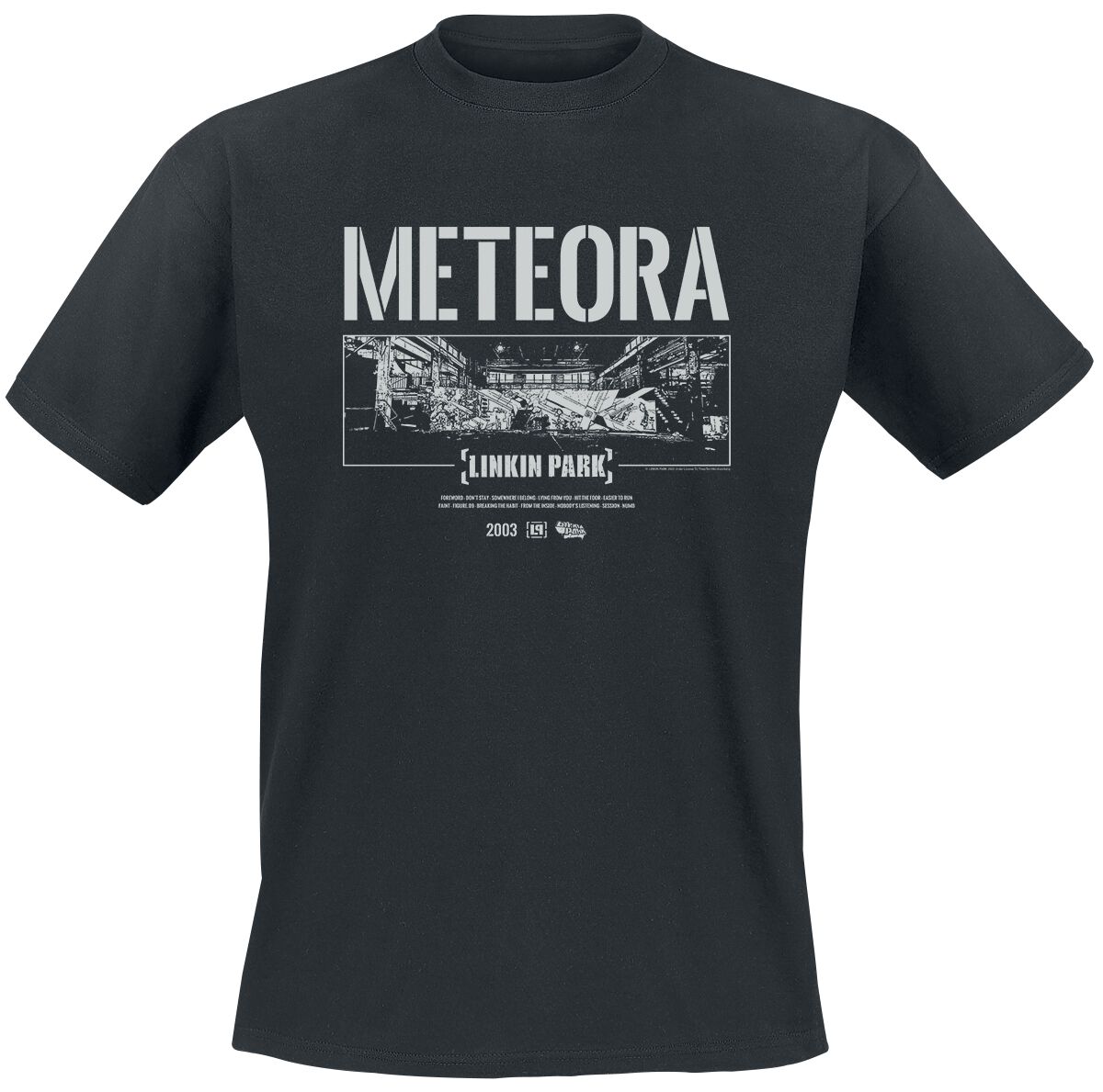 Meteora Wall Art T-Shirt schwarz von Linkin Park