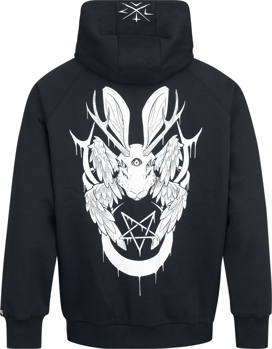 Thumbnail - Black Blood by Gothicana Occult Horror Kapuzenjacke schwarz in M