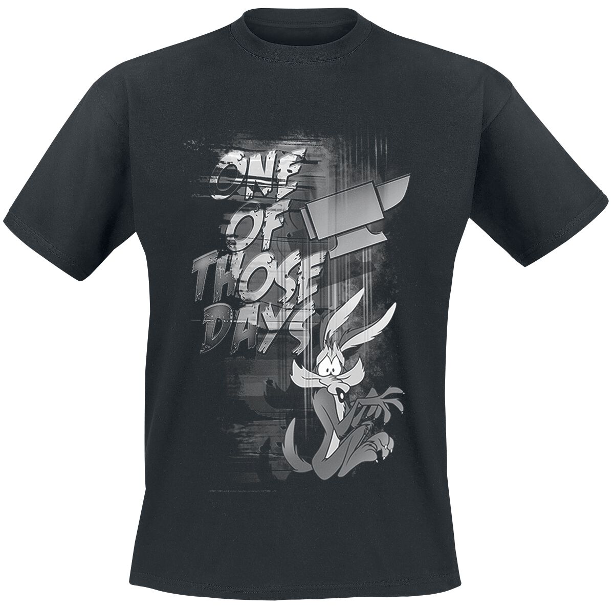 Looney Tunes Coyote - Those Days T-Shirt schwarz in XXL