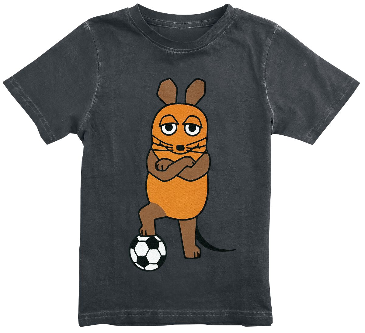 T-shirt de Die Sendung mit der Maus - Enfant - Souris - Football - 98 à 140 - pour filles & garçonse