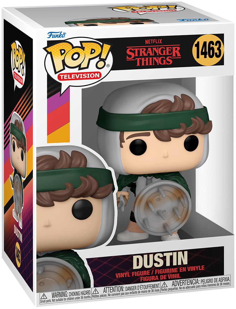 Stranger Things - Season 4 - Dustin Vinyl Figur 1463 - Funko Pop! Figur - multicolor