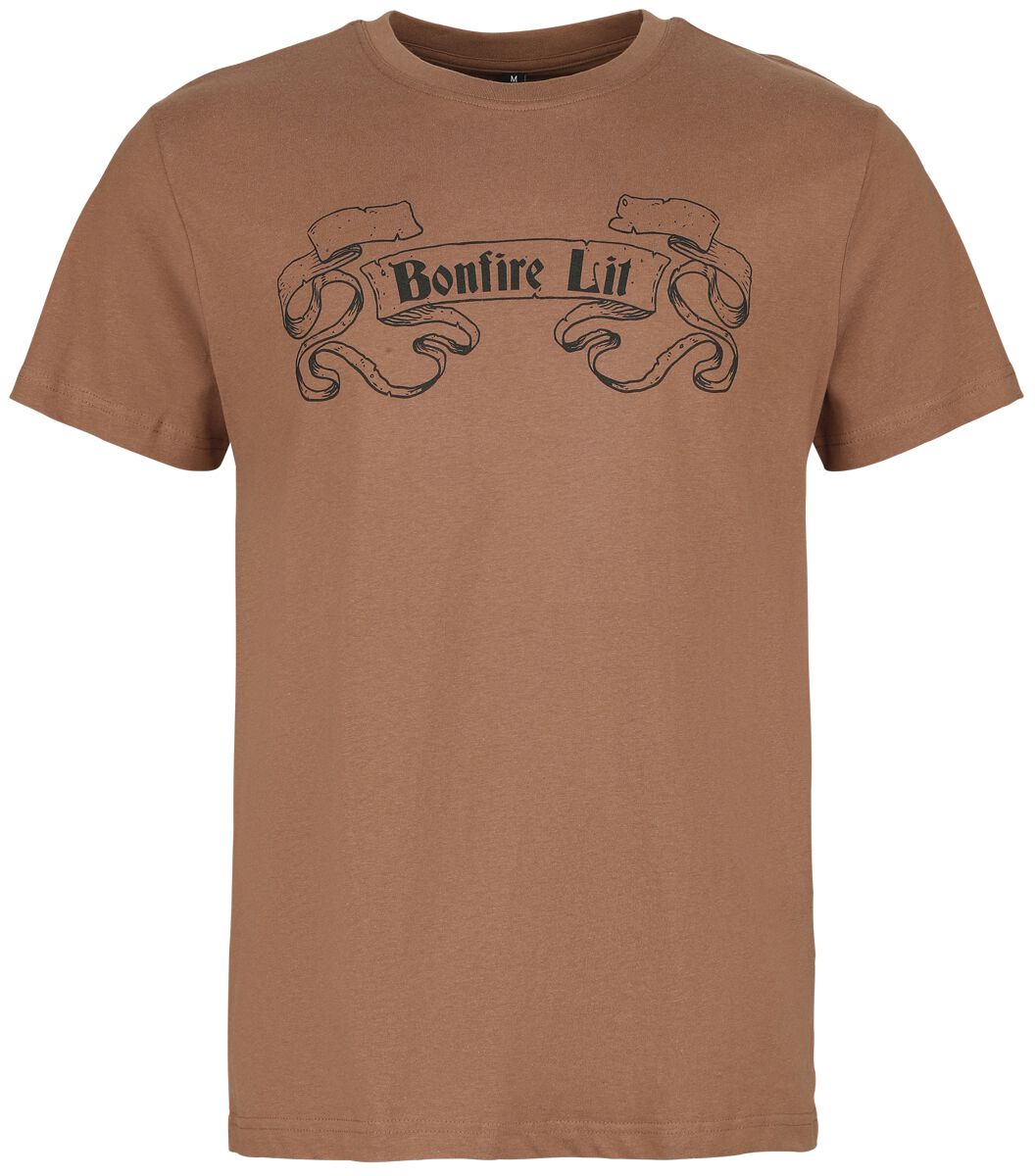 Dark Souls Bonfire Lit T-Shirt braun in S