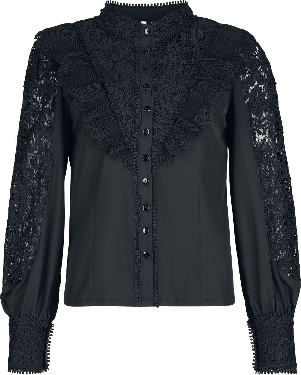 Gothicana by EMP - Gothic Blus - Countess Bathory - S XXL - för Dam - svart