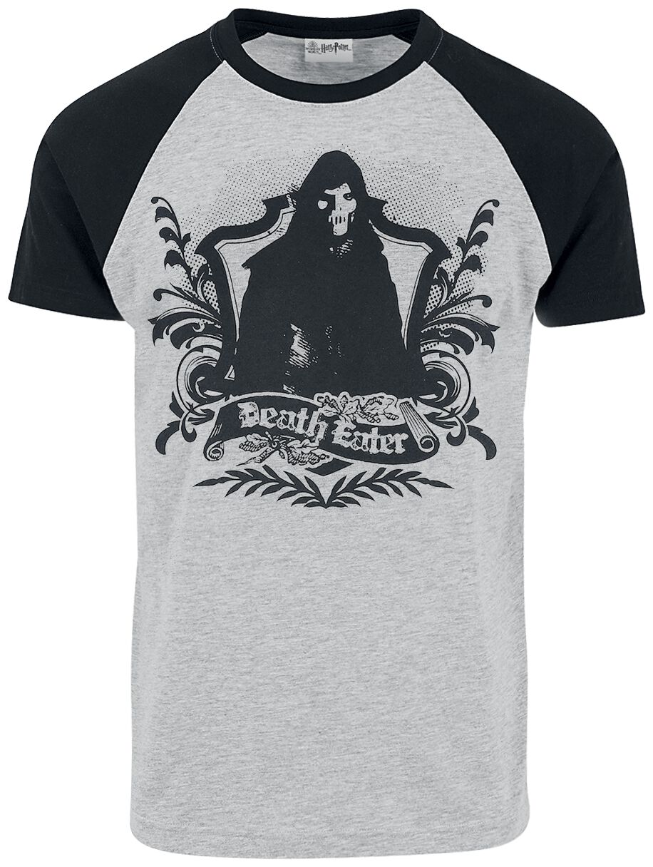Death Eater T-Shirt grau meliert/schwarz von Harry Potter