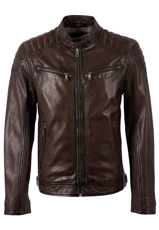 Mauritius Colt W18 Lasanv Lederjacke rotbraun in S