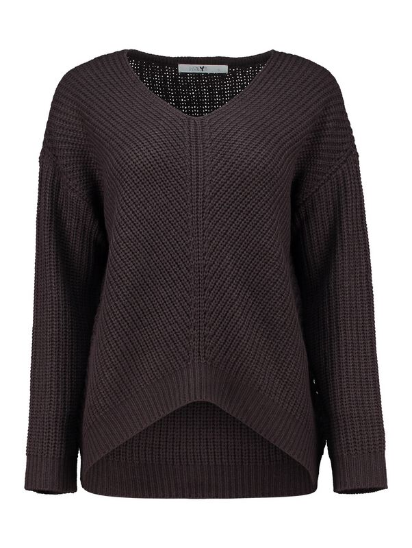 Hailys Strickpullover - LS P VK PI44PA - XS bis XXL - für Damen - Größe XS - braun