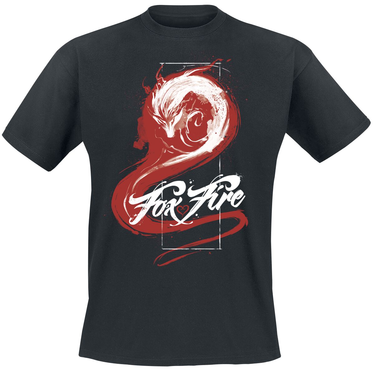 League Of Legends - Gaming T-Shirt - Ahri - Fox Fire - M bis L - für Männer - Größe L - schwarz  - EMP exklusives Merchandise!