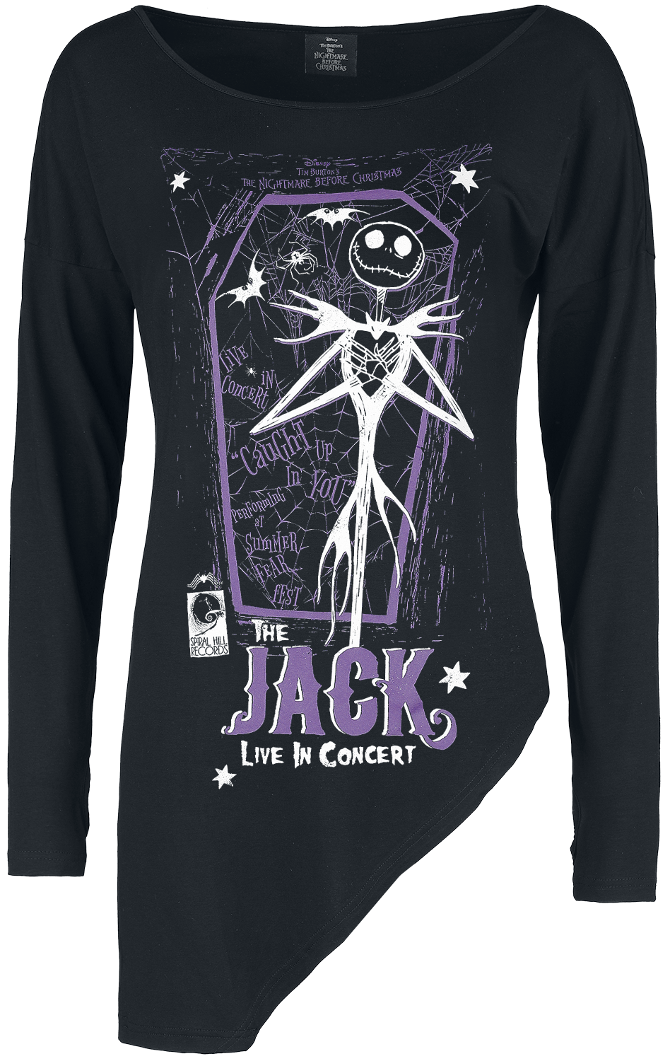 The Nightmare Before Christmas Jack Live In Concert Langarmshirt schwarz