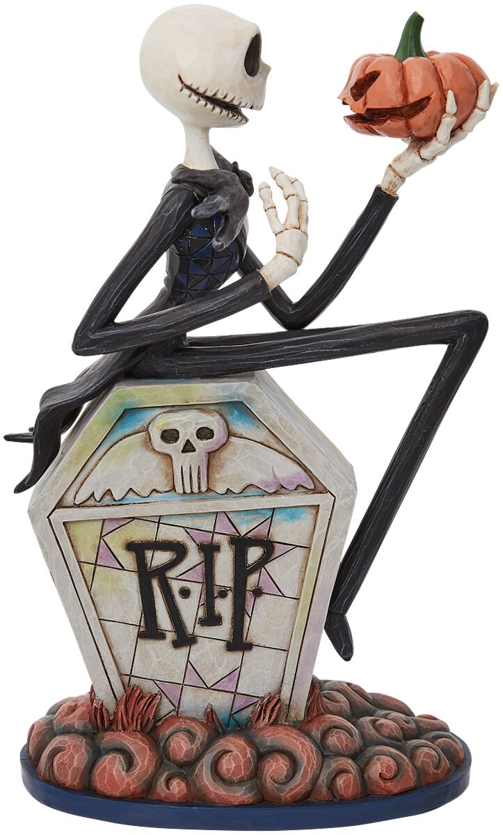 The Nightmare Before Christmas Jack sitting on a gravestone Collection Figures multicolor