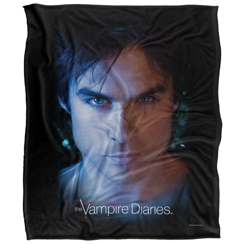 The Vampire Diaries Decke - Damon Salvatore - multicolor  - Lizenzierter Fanartikel
