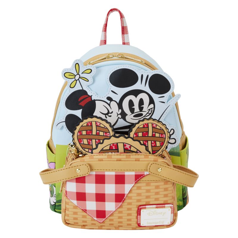 Micky Maus Loungefly - Mickey and Friends Picnic Mini-Rucksack multicolor