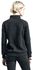 Schwarzes Sweatshirt mit Reißverschluss und dekorativ reflektierenden Elementen