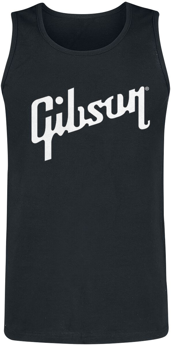 Débardeur de Gibson - Logo Blanc - S à 3XL - pour Homme - noir