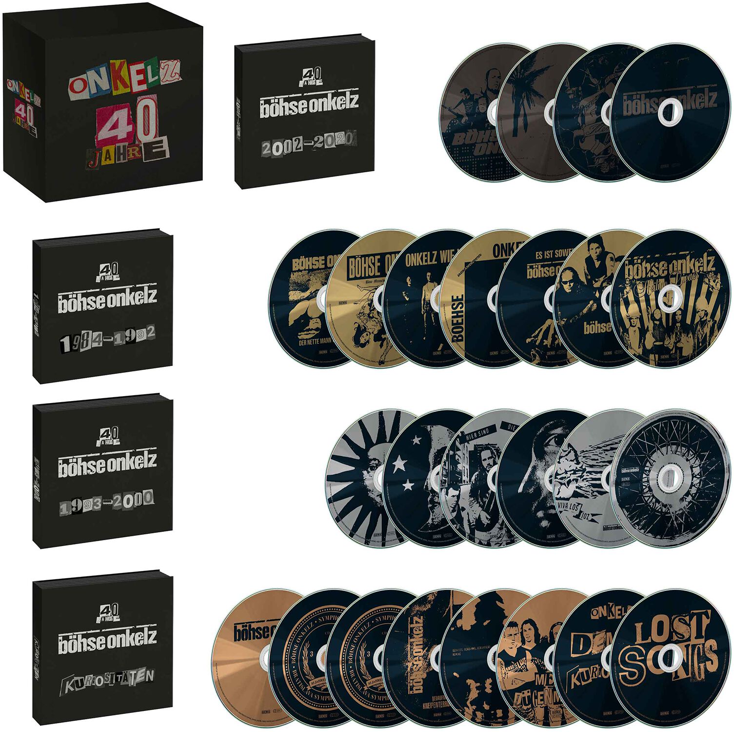Böhse Onkelz 40 Jahre - Die CD Komplettbox CD multicolor