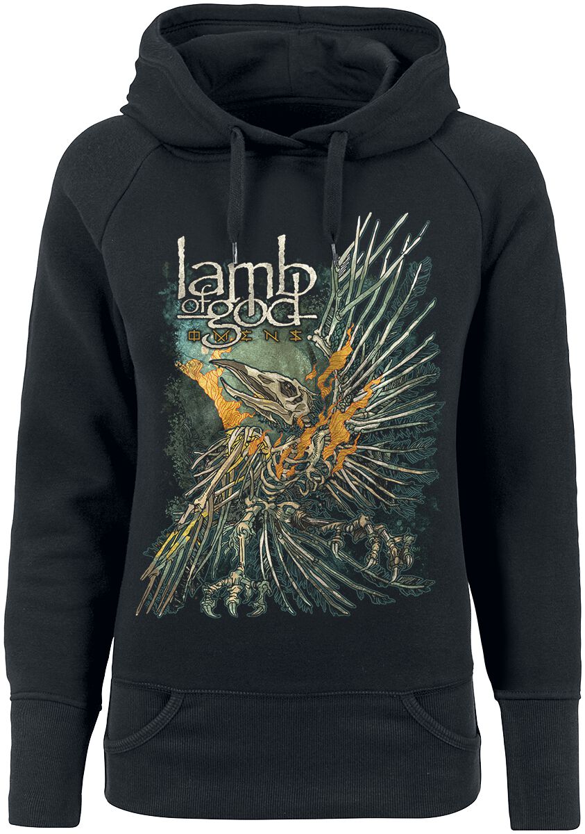 Lamb Of God Omens Kapuzenpullover schwarz