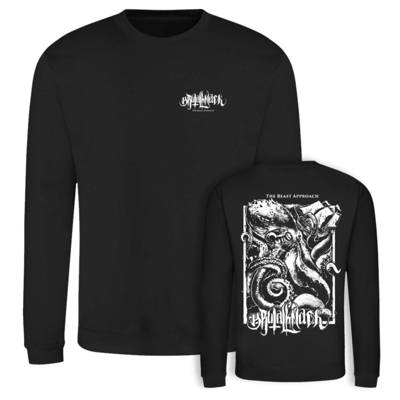 Brutal Knack  Sweatshirt - The Kraken - Crewneck - for Men - black