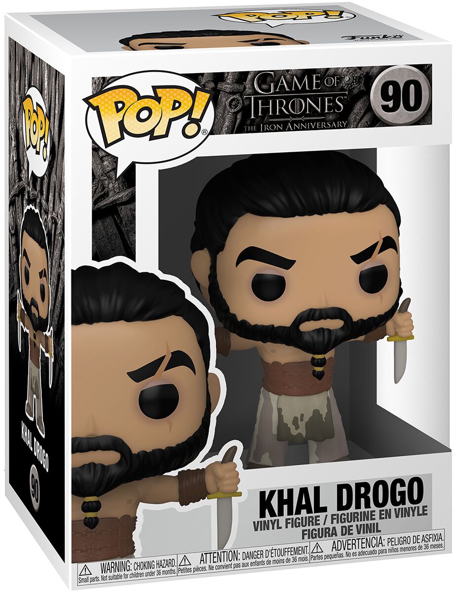 Game of Thrones Khal Drogo Vinyl Figure 90 Funko Pop! multicolor