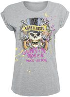 Official Guns N Roses Paradise City Label T-Shirt – Black, Men's Size S, Band Logo Tee