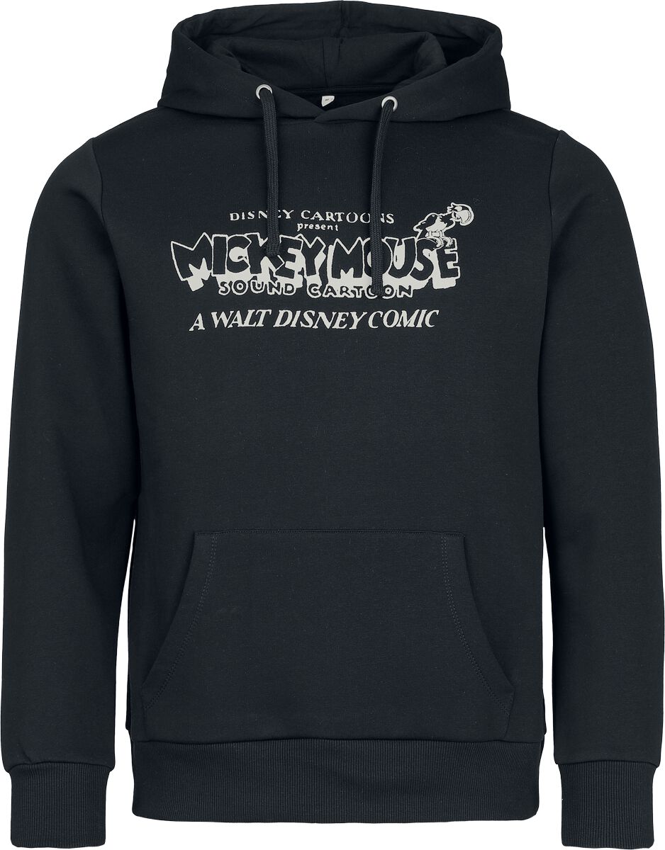4068143356480 - Steamboat Willie Kapuzenpullover schwarz in L