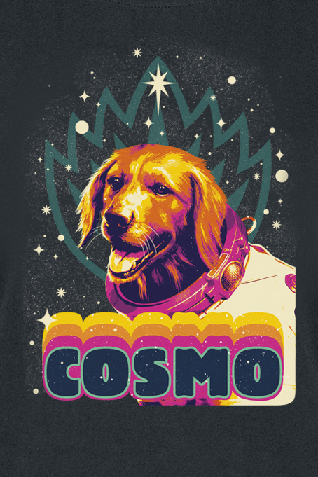 Guardians Of The Galaxy - Marvel T-Shirt - Vol. 3 - Cosmo - S bis L - für Damen - Größe L - schwarz  - EMP exklusives Merchandise!