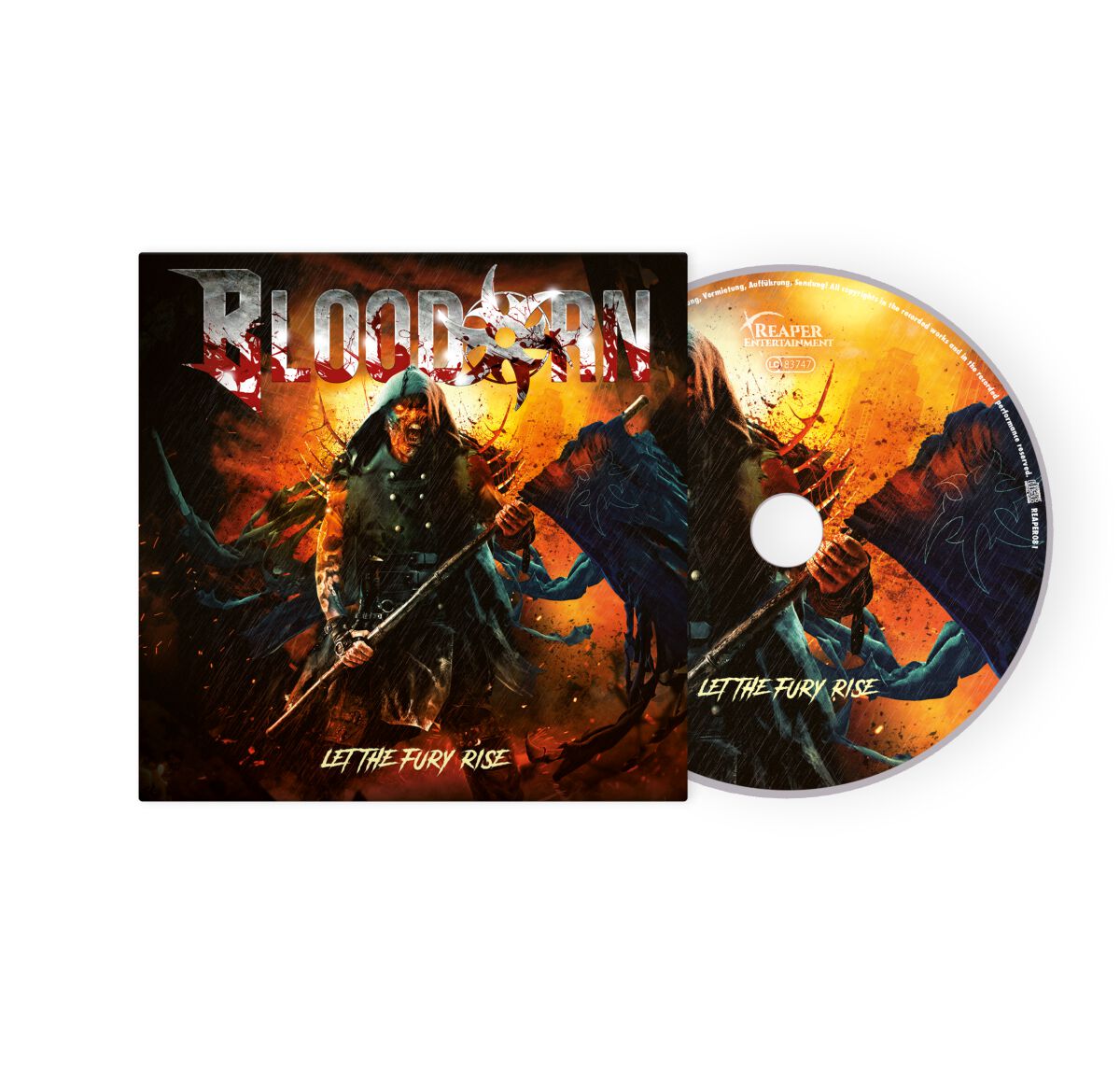 Image of CD di Bloodorn - Let the fury rise - Unisex - standard