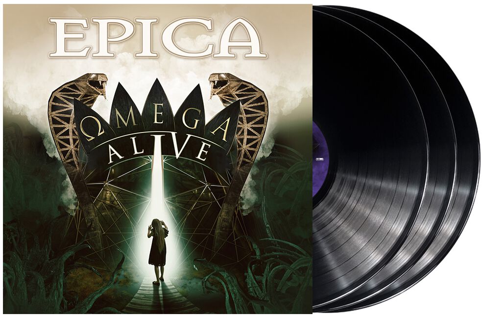Image of Epica Omega Alive 3-LP Standard