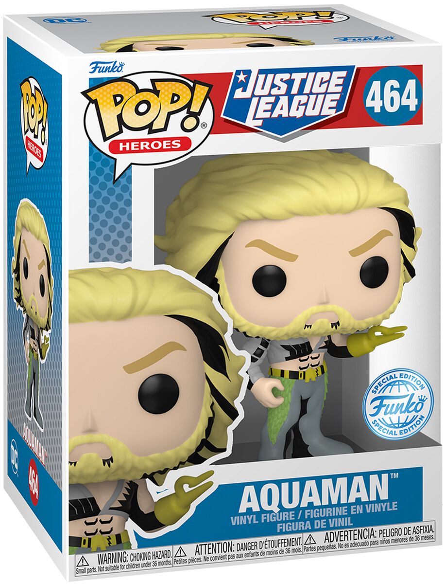 Justice League - Aquaman Vinyl Figur 464 - Funko Pop! Figur - Funko Shop Deutschland - Lizenzierter Fanartikel