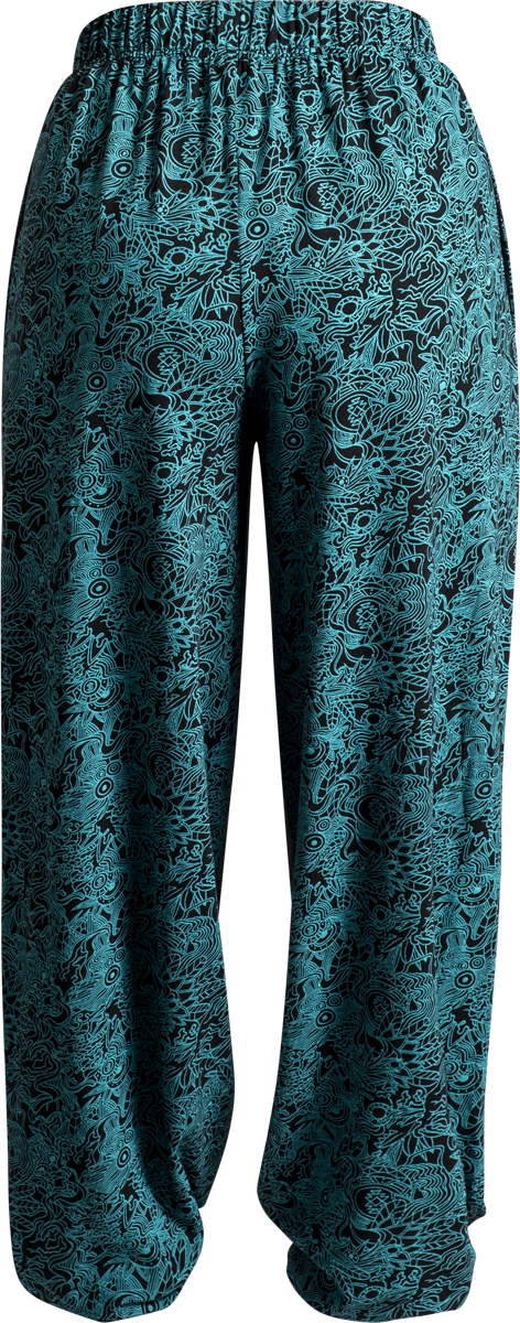 4068143319171 - Pants With Alloverprint Stoffhose schwarz in XL