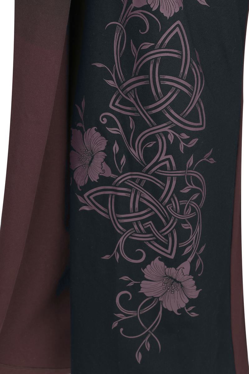 Thumbnail - Black Premium by EMP Rooted in Reverence Wrap Pants Stoffhose schwarz rot in S-M